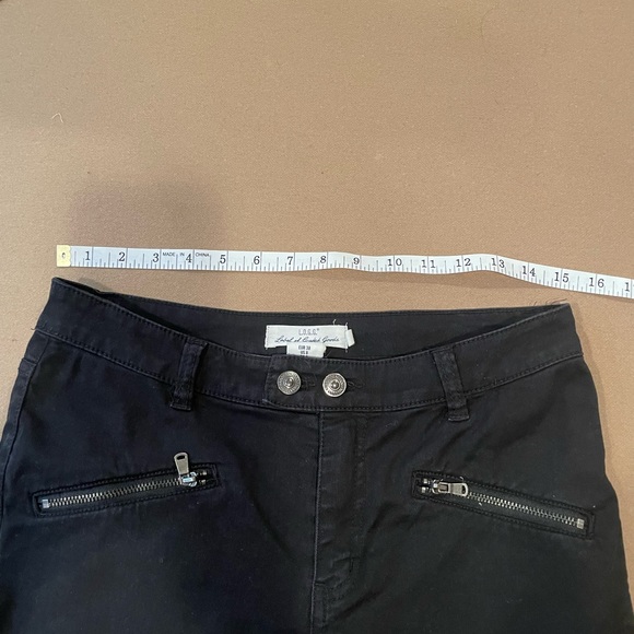 H&M L.O.G.G. Moto Black Jeans- Size 8 - Picture 10 of 10